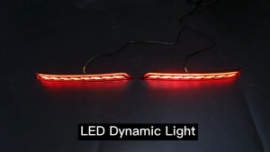 For Toyota Land Cruiser 300 LC300 J300 2021-2024 Rear Bumper Fog Light LED Dynamic Tail Lamp ZX VRX Upgrade Accessories