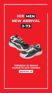 Sepatu Sneakers Pria Wanita Joemen J 73 Brand Lokal Fashion Casual Olahraga Lari Anti Slip