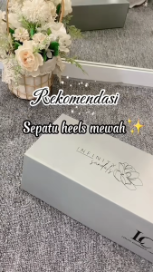 LouisCarnies ASW-015 INFINITY 7cm Sandal Heels Hak Kaca Sepatu Wanita Seserahan Pernikahan Wisuda Terbaru 2025