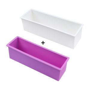 Silicone Soap Mold/Loaf Mould with High Grade PVC Casing 硅胶吐司模 皂模 1200g