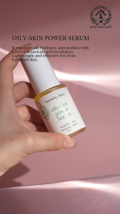 Oily Skin Power Serum – HomeApothec | Lightweight Hydration Pore Refining & Acne Control 30ml