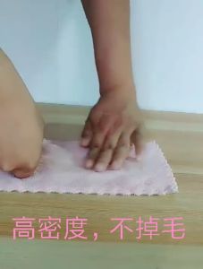 Kitchen Dish Towel Rag Non-stick Oil Double-layer Dish Washing Cloth Kitchen Cleaning Wipes 1 PCS Kitchen Wiping Cloth