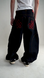 A1 Wide Barrel - Raw Denim - Celana Jeans