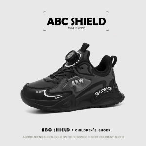 ABC SHIELD | Winter Waterproof Black Childrens Sports Shoes