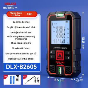 DELIXI Electric | Thiết Bị Đo Khoảng Cách Bằng Laser Cao Cấp Đỡ Tay