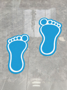 YUANTANG | Non-slip Footprint Indicator Sticker