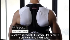 NeoMed Adjustable Posture Corrector Brace for Spine Alignment and Pain Relief Ergonomic Back Support for Pilates and Yoga