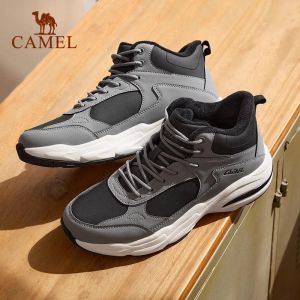 Cameljeans New Winter Waterproof Warm Fleece Comfortable Non-slip Sport Shoes for Men