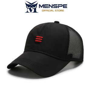 MENSPE Baseball Cap Men’s Summer Baseball Cap Outdoor Ultra-thin Sun Hat Half Mesh Splicing Breathable Baseball Cap Quick Dry Baseball Cap Fashion Sun Protection Hat Adjustable Hat Outdoor Sports Workout