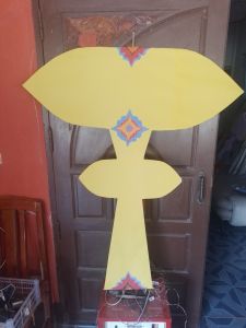 ว่าวสองห้องธนูหวายสูง140ซม.