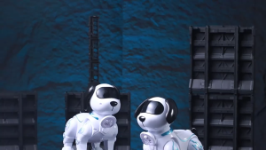 Childrens Electric Toys Simulation Robot Dog Toys with Music and Light Walking Toy Kids Birthday Gift Mainan