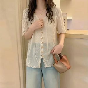 AIYITI | 2026 New French Elegance V-Neck T-Shirt Plus Size