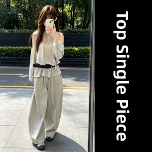 LIRUSHAN | Relaxed Fit Gray Womens Leisure Suit Set