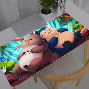 Bandai | Anime Computer Mouse Pad Gamer Pokemon Pikachu Mouse Pads Large Gaming Mousepad XXL Desk Mause Pad Keyboard Mouse Carpet