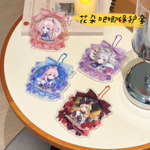 ตะกร้าดอกไม้พีวีซี ชุดบิจิ 75 มม กล่องโชว์ 58 มม ที่ใส่บิจิ ป้ายอนิเมะ จี้มิลเล็ต การ์ตูน ชิ้น ของสะสมอนิเมะ