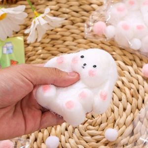 Cute Little Bear Squeeze Toy Funny Soft Slow Rebound Stress Release Toys Cartoon Cat Rabbit Decompression Toys Kids Gift