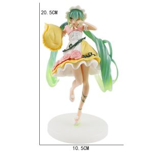 Bandai | Hot Kawaii Girl Hatsune Miku Anime Figure Fashion Subclture Miku Action Figure Birthday Gift PVC Collection Model Doll Toys