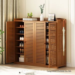 Thickened Rolling Integrated Tall Shoe Rack