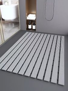 Worthbuy Waterproof Bath Shower Floor Mat Anti Slip TPE Toilet Kitchen Bathroom Floor Mat Bilik Mandi Pelapik