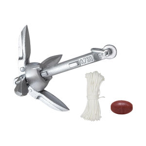 0.7/1.5KG Grapnel Anchor Foldable Kayak Anchor Boat Anchor With 65ft Marine Rope And Buoy For Kayak Canoe Paddle Board Accessory