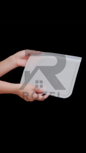 ROZEL Kantong Penyimpanan Makanan Silikon Ramah Lingkungan Silicone Food Bag Reusable Zip Lock