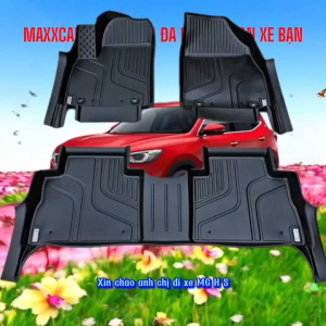 MG HS: Thảm lót sàn MAXXCAR nhựa TPE NGUYÊN SINH đúc 5D cho xe MG HS 2024 2025+ tràn viền CAO CẤP.