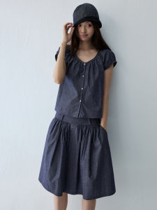 HAVERICE | Academic Style Casual Short Sleeve Dress