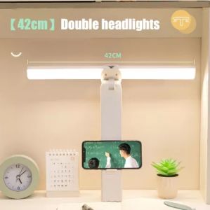 3 Colors In 1 Stepless Touch On/Off  Dimming Reading Light For Reading And Learning USB Rechargeable Table Light