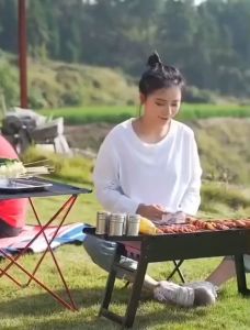 Bếp Nướng Than Hoa Bếp nướng ngoài trời cao cấp tiện lợi gấp gọn sang trọng