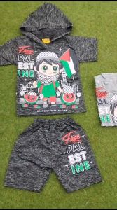 SETELAN ANAK LAKI PALESTINA FREE ADA TOPI/KUPLUK
