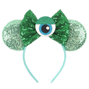 2025 Newest Sullivan Minnie Ear Headband Halloween Festival Party Sequins Bow Kid Adult Hairband Women Girl Hair Accessories Gif