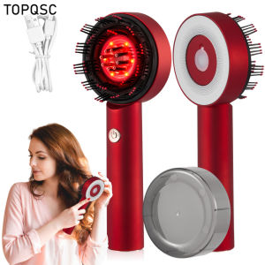 TOPQSC Electric Hair Massage Comb kneading scalp massager red light hair care massage comb Scalp Massage Comb
