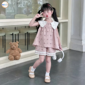 Bộ bé gái Set đũi trái dâu tây ngọt ngào MT3021