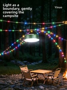YINNUO | Solar Powered Ultra-Long Lasting Atmospheric Camping Tent Light Wireless Hanging