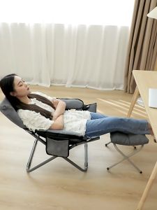 Lazy Sofa Sofa Chair Folding Sofa Foldable Chair Folding SofaBack Recliner Student Dormitory Computer Chair Household Bedroom Single Small Sofa Balcony Folding Chair