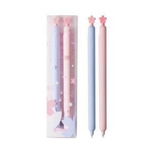 KACO SmileYWorLD Collaborative Limited Edition PopUpSt Smooth Gliding Black Neutral Pen Large Capacity Signing Pen for Students