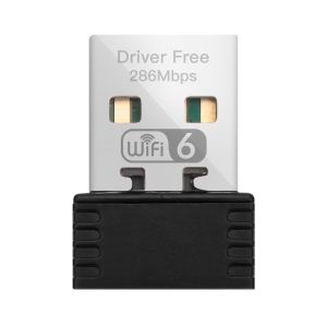 Fenvi | FENVI WIFI 6 Adapter AX286 Network Card Mini USB Dongle 2.4GHz 802.11AX Signal Reception For PC Laptop Windows 10/11 Driver Free