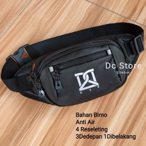 Tas selempang pria D2C  waistbag pria anti air