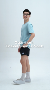 [CHỈ 18-23.2 TẶNG QUÀ ĐƠN TỪ 299K]Quần nam Travel shorts 7inch mềm mại thoáng khí nhanh khô Coolmate