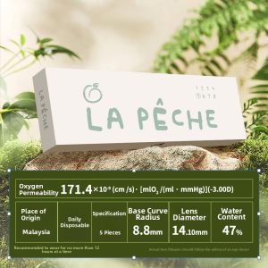LaPeche | Daily Disposable Transparent Contact Lenses 10 Pieces