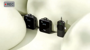 DN-F11 Wireless Microphone ไมค์ติดเสื้อไร้สาย 3in1 เสียงคมชัด ตัดเสียง รองรับมือถือกล้อง ไมโครโฟนไร้สายแบบพกพา