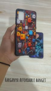 #W48 Motherboard Desain Premium Hard Glass Case Samsung A71 A51 - ALL TYPE SAMSUNG OPPO VIVO POCO REALME XIAOMI - Soft Rubber Bumper - Custom Case