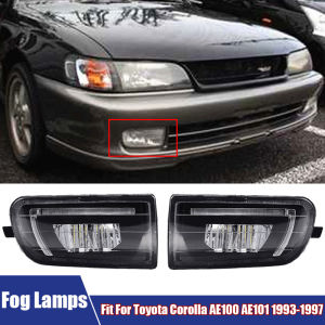 A Pair of Car LED Fog Lamps For Toyota Corolla AE100 AE101 1993-1997 Car Accessories Left & Right Fog Light Signal Lamp Assembly