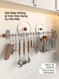 NAIBEN | Giá Treo Tường Nhà Bếp Không Khoan Cho Dụng Cụ 304 Stainless Steel