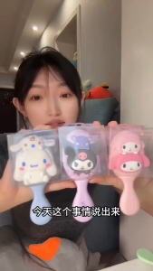 Sanrio Hair Comb  Sikat Rambut Sanrio Kuromi Cinnamoroll Melody Cartoon Girl Cute