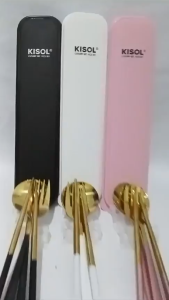 Preston Kisol Cutlery Set KCS 301 Set Sendok Garpu Sumpit Stainless Steel - MN