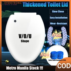 Fast Shipping: ph Slow-Close U/V/O Type Toilet Seat Lid Cover Set - High-Quality Bathroom Seats