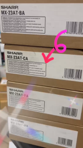 Sharp 23AT รุ่น MX-1810U MX-2010U MX-2314N และ MX-2614N. ชุดดรัมหมึกนี้มี 4 สี