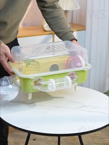 AP AIMAYAPET Big Hamster Cage Spacious Transparent Anti Escape Double Layer Luxury Ventilated Portable Habitat