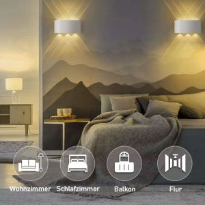 Modern up and Down Outdoor Lighting Wall Lamp Nordic Sconce Vintage Waterproof Wall Decor Indoor Led Wall Lights Exterior Porch